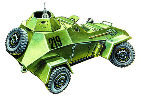 БА-64Б легкий бронеавтомобиль, 1/35, (ВЭ 35007 / MSD 3513 / AER Moldova) 831e87bd062b98973a1e625acdbd50ab