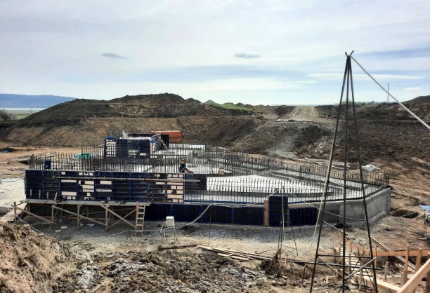 Строительство нового водоприемника началось на Сенгилеевской ГЭС 