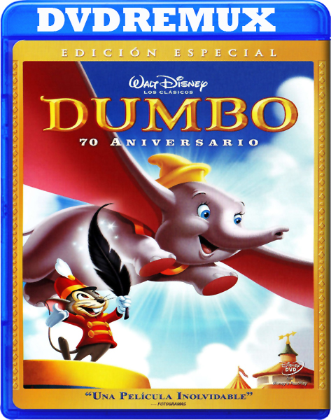 08680bcaf454f2f989ad23a589201706 - Dumbo - Edición Especial 70 Aniversario - [1941] - [DVDRemux] - [Castellano - Catalán - Inglés - Portugués ] - [Animación] - [MEGA]