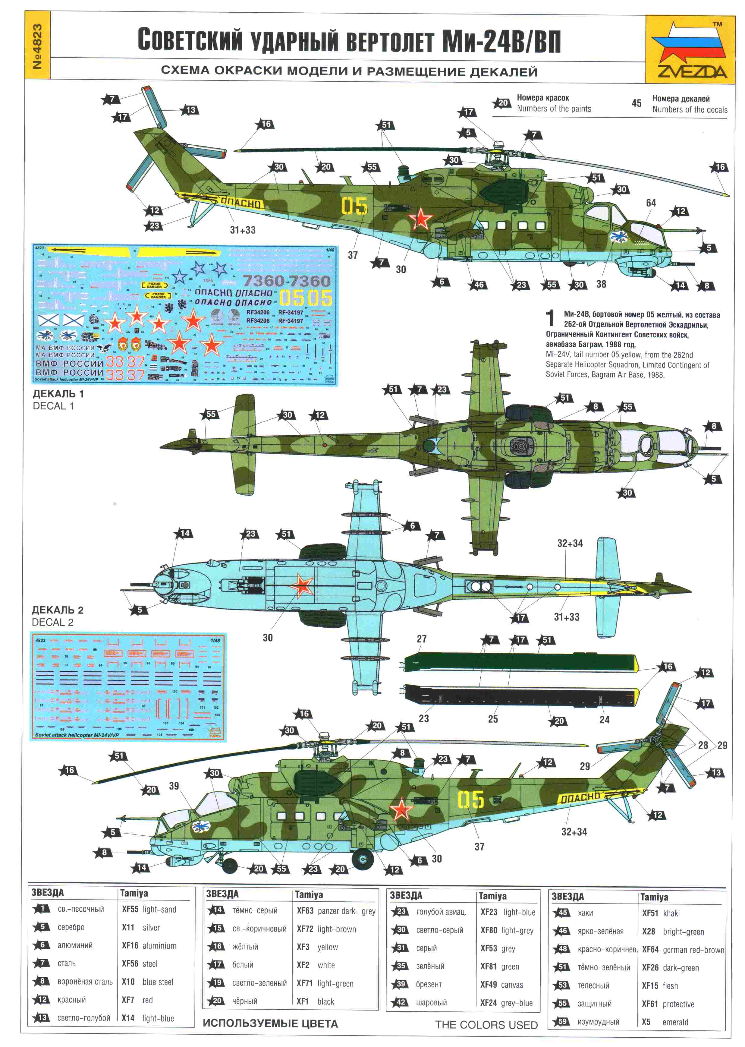 Обзор Советский ударный вертолет Ми-24В/ВП «Крокодил», 1/48, (Звезда 4823) 9bd7275dbcc92bf383a310ab792cace4