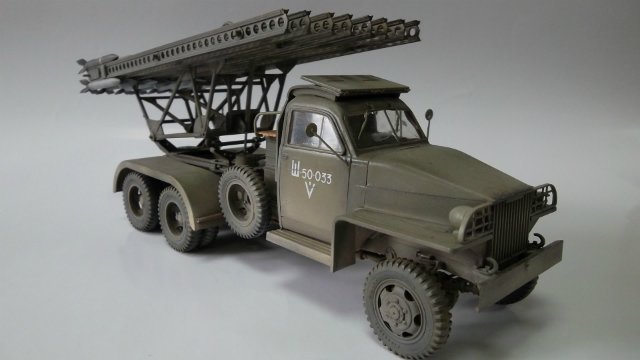 Катюша БМ-13-16Н на Студебекере, 1/35, (Моделист 303548). 4658ee9c8ed55404eb9e2961da88841b