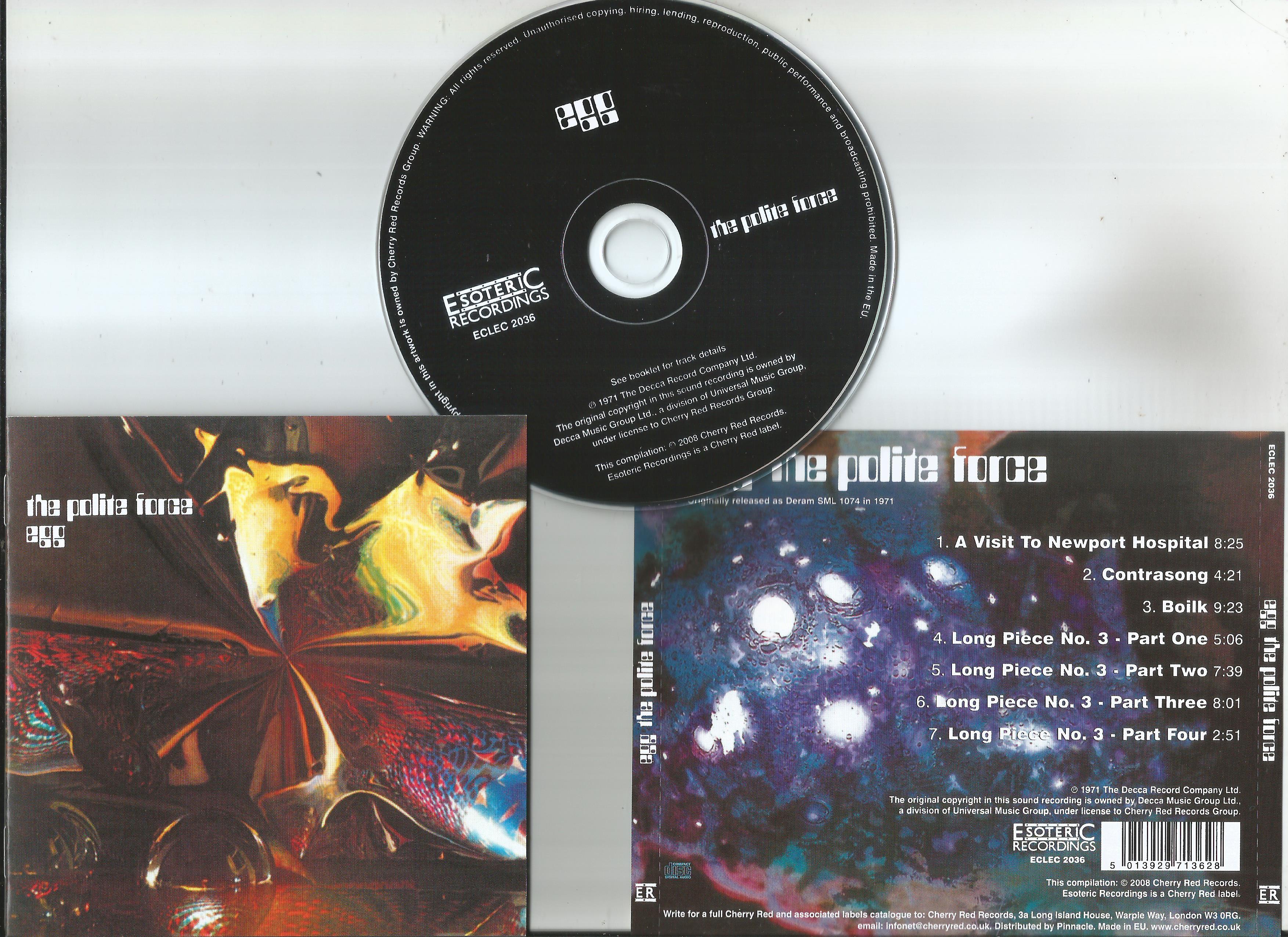 EGG The Polite Force (12page booklet)