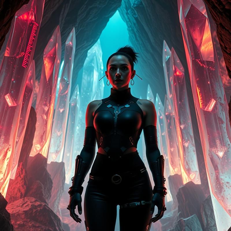 cyberpunk style AI art