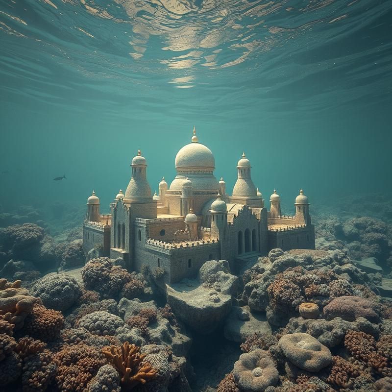land art style AI art