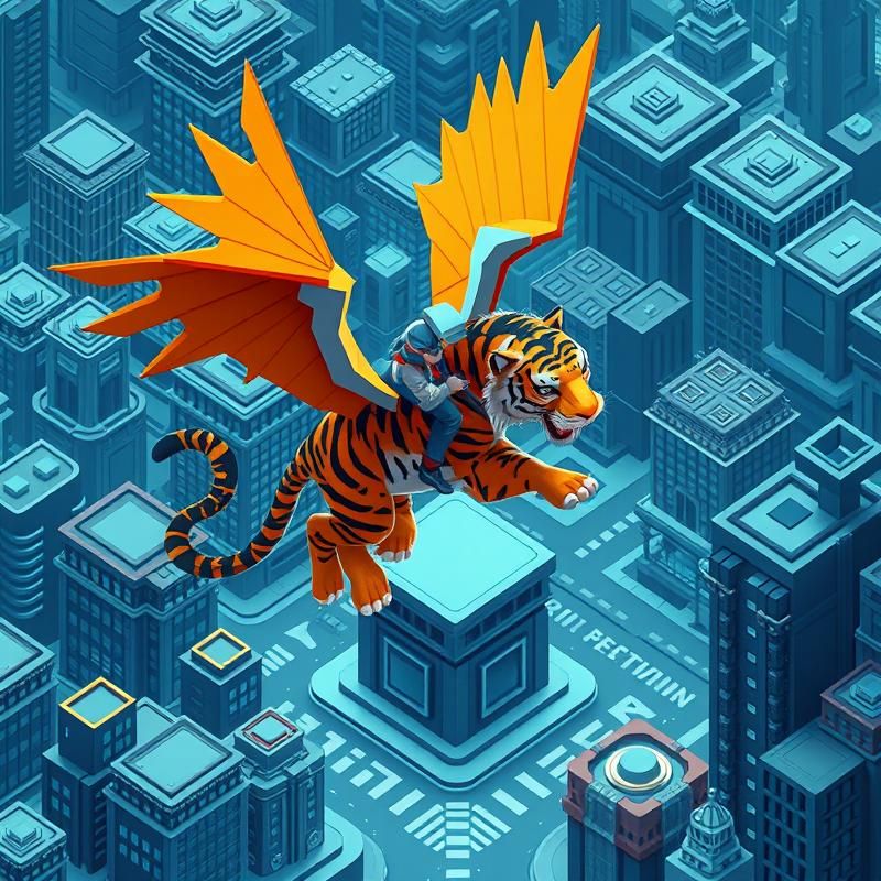 isometric style AI art