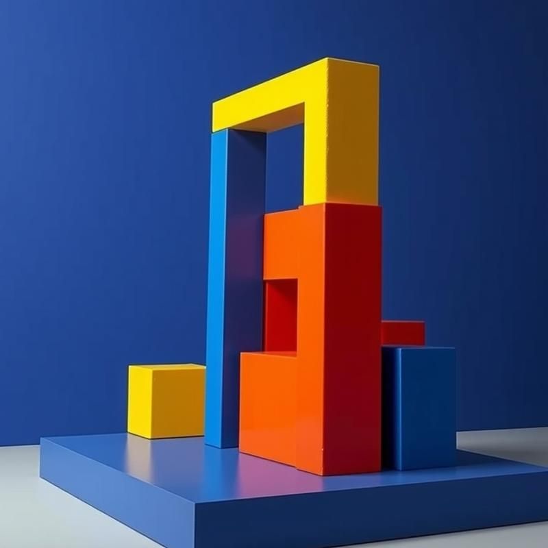 de stijl style AI art