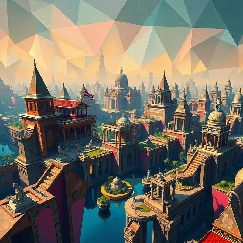 cubism style AI art