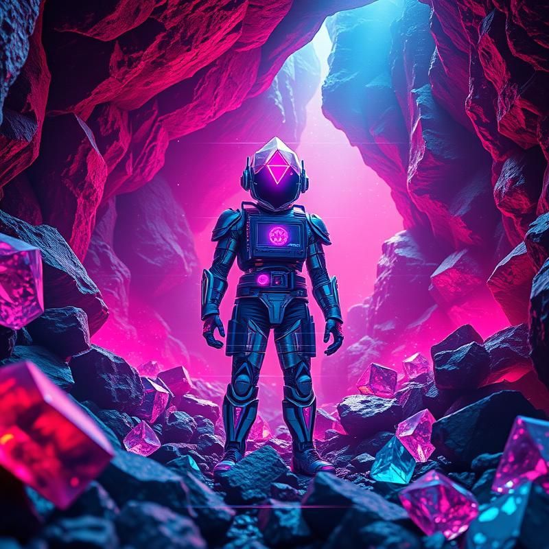 vaporwave style AI art