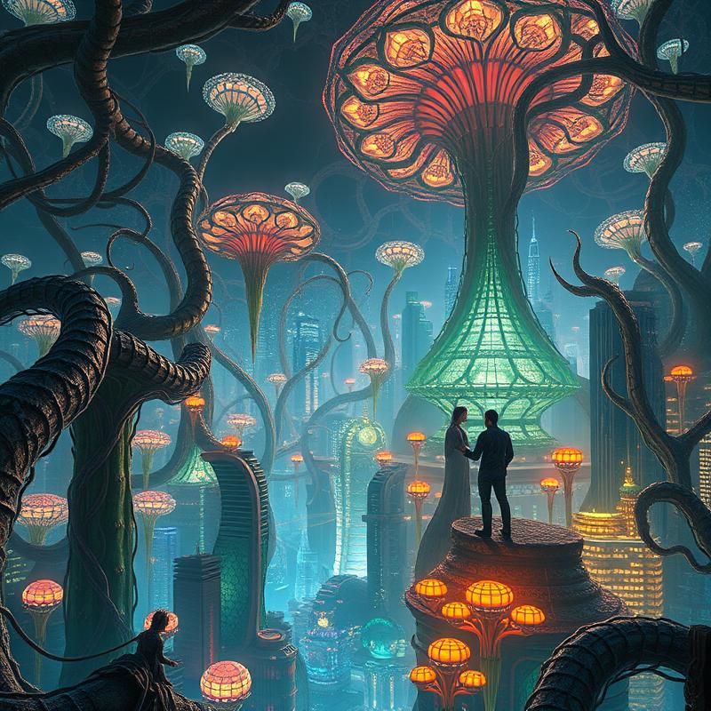 bio art style AI art