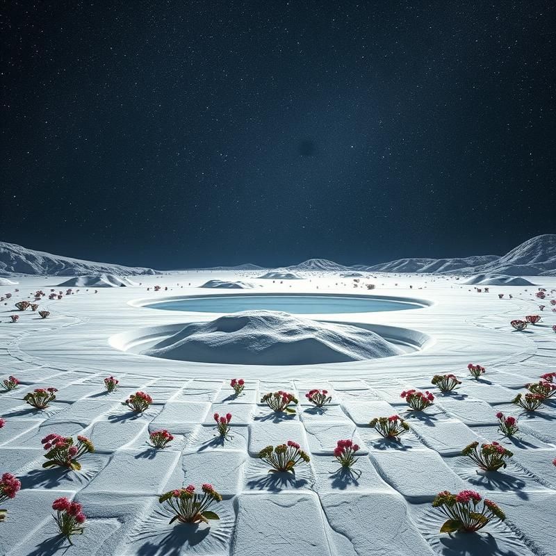 land art style AI art