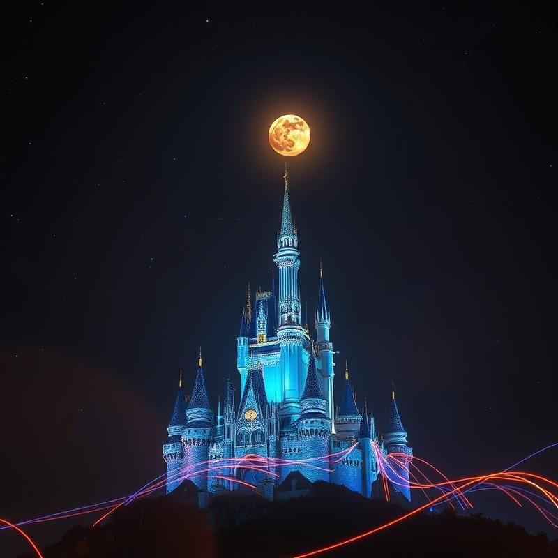 light painting style AI art