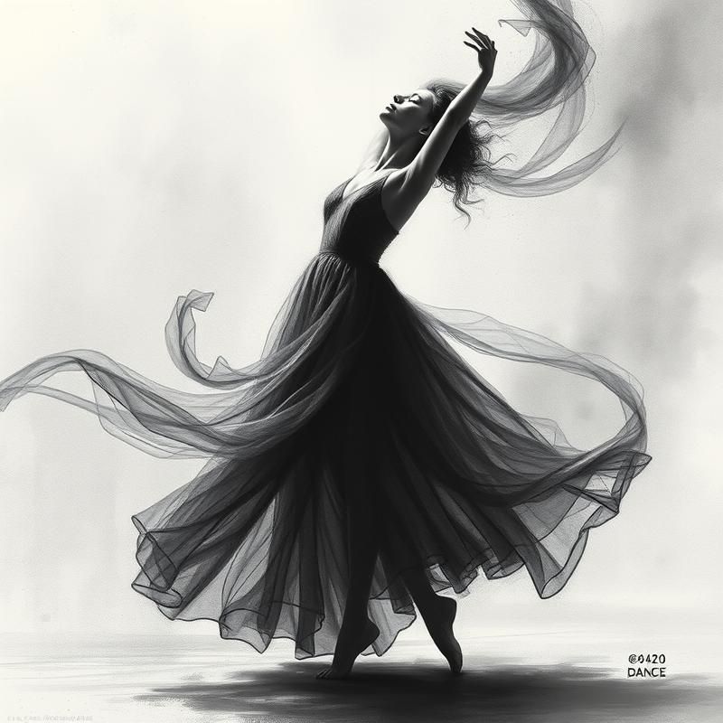 charcoal drawing style AI art