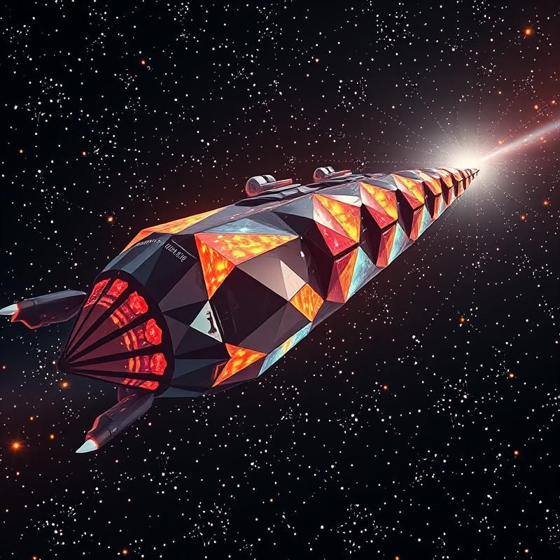 geometric style AI art