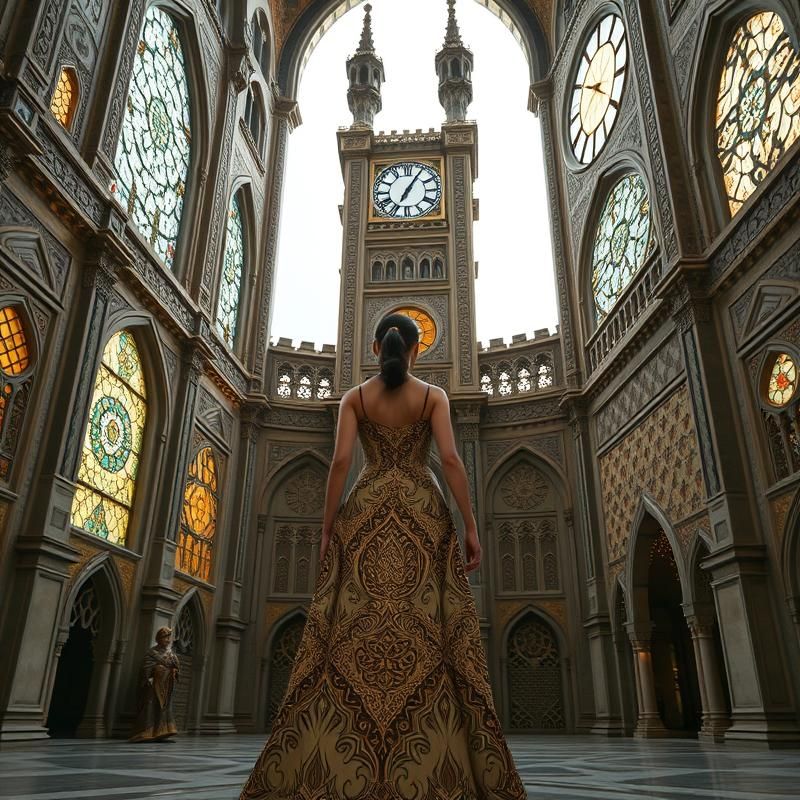 islamic art style AI art