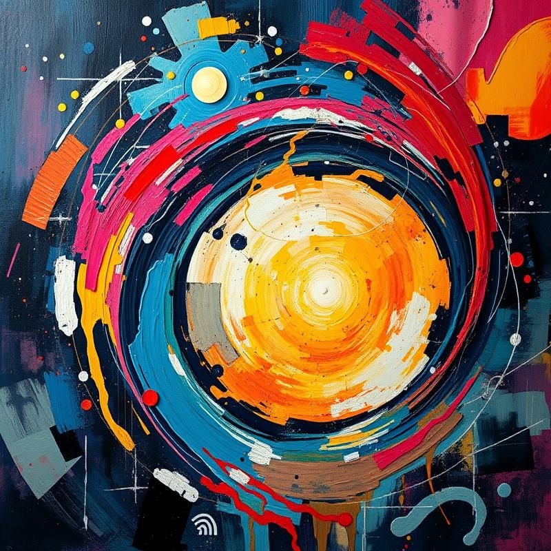 contemporary style AI art