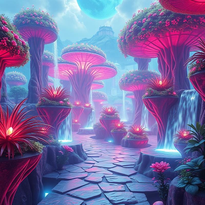 vaporwave style AI art