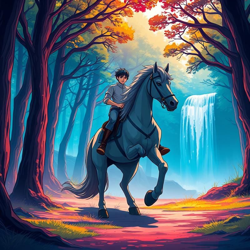 anime style AI art