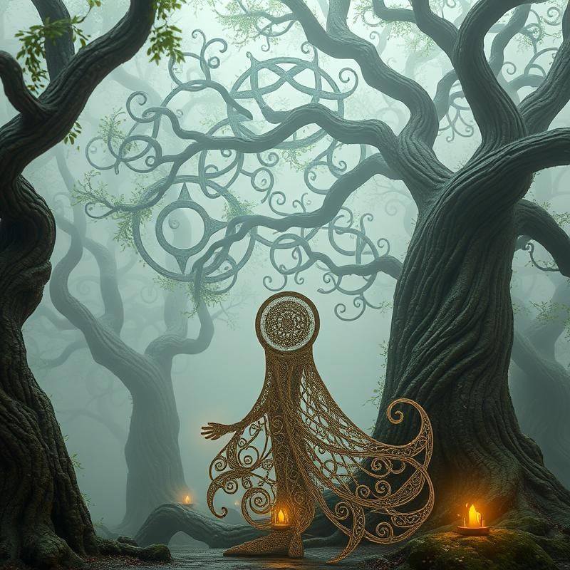celtic style AI art