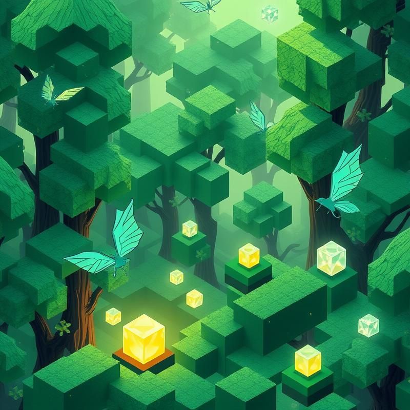 isometric style AI art