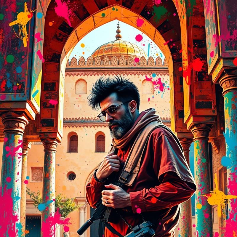 graffiti style AI art