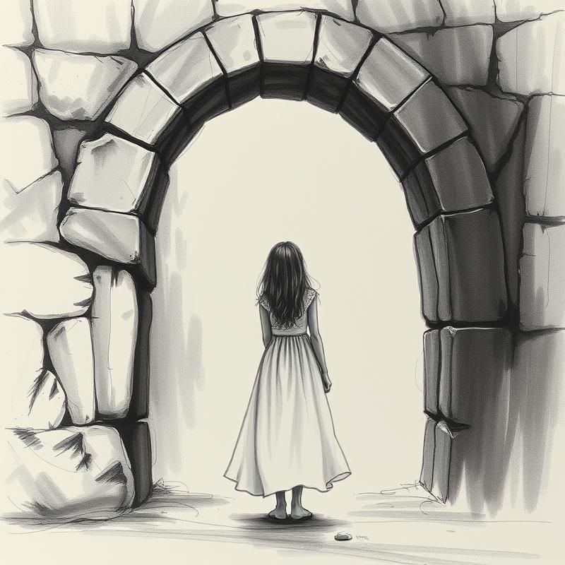 charcoal drawing style AI art