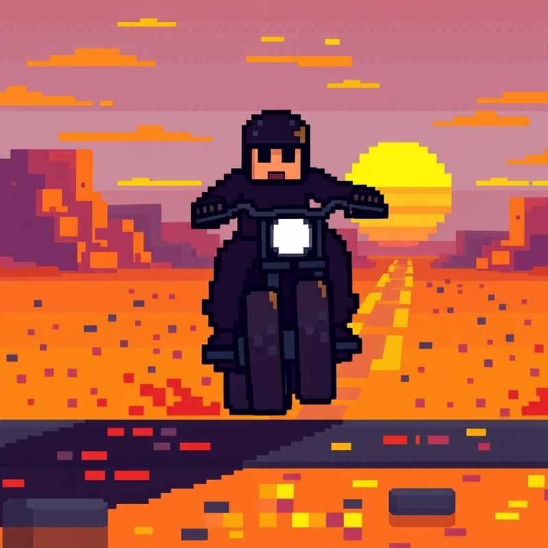 pixel art style AI art