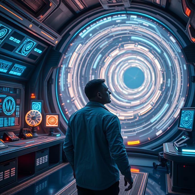 sci-fi art style AI art