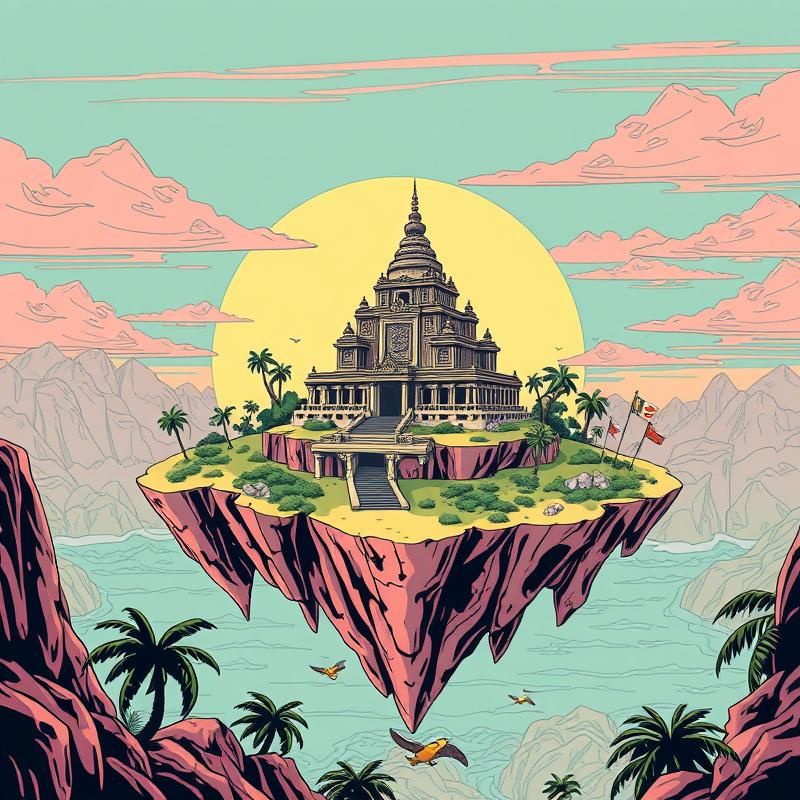 lowbrow art style AI art