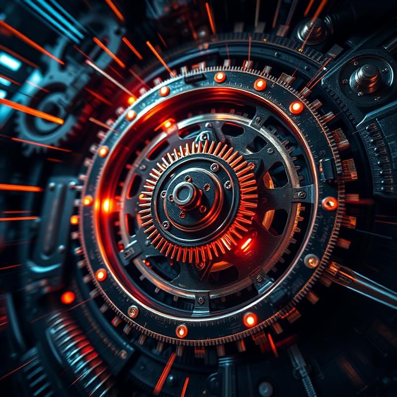 kinetic art style AI art
