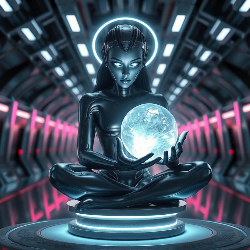sci-fi art style AI art