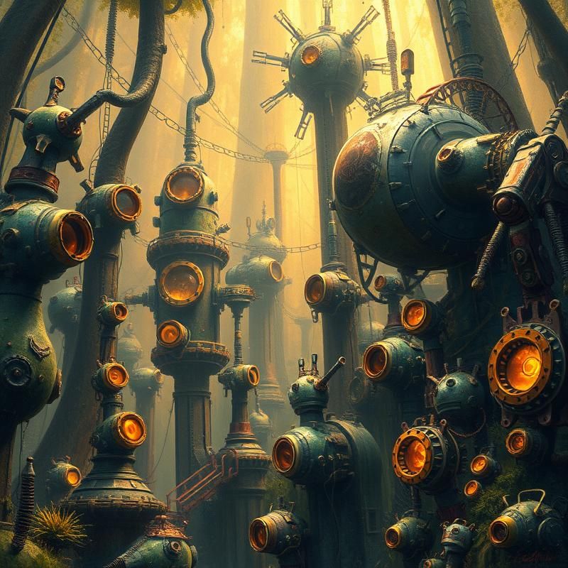 oil painting style AI art