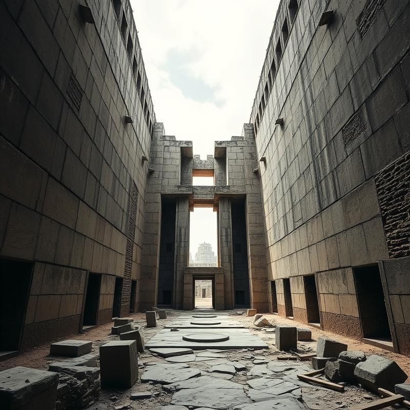 brutalist style AI art
