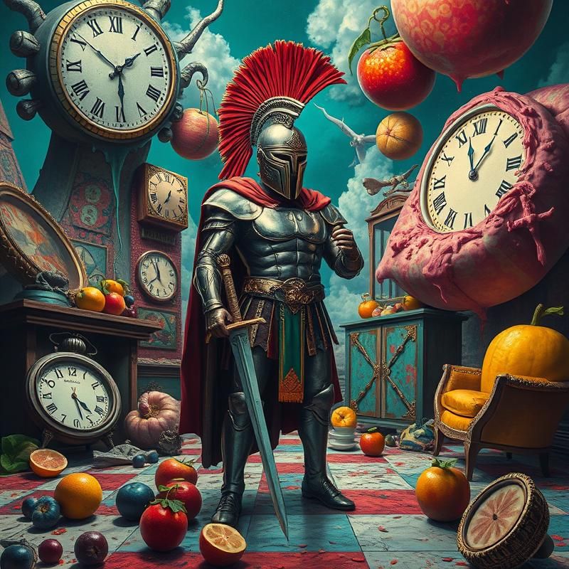 pop surrealism style AI art