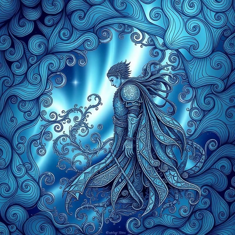 zentangle style AI art