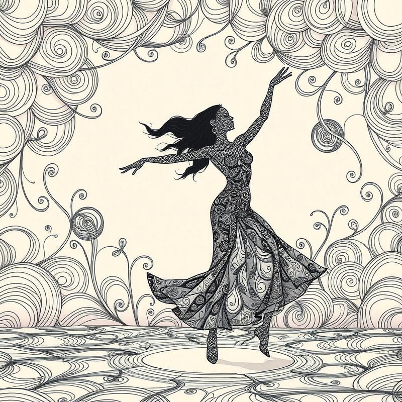 zentangle style AI art