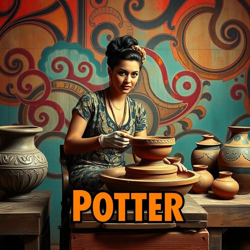 vintage poster style AI art