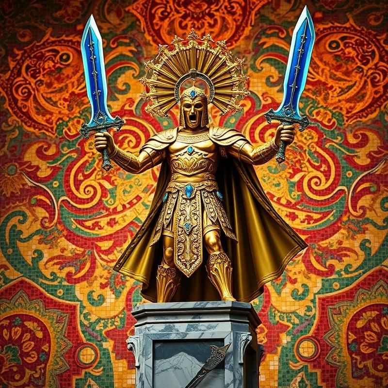 byzantine style AI art
