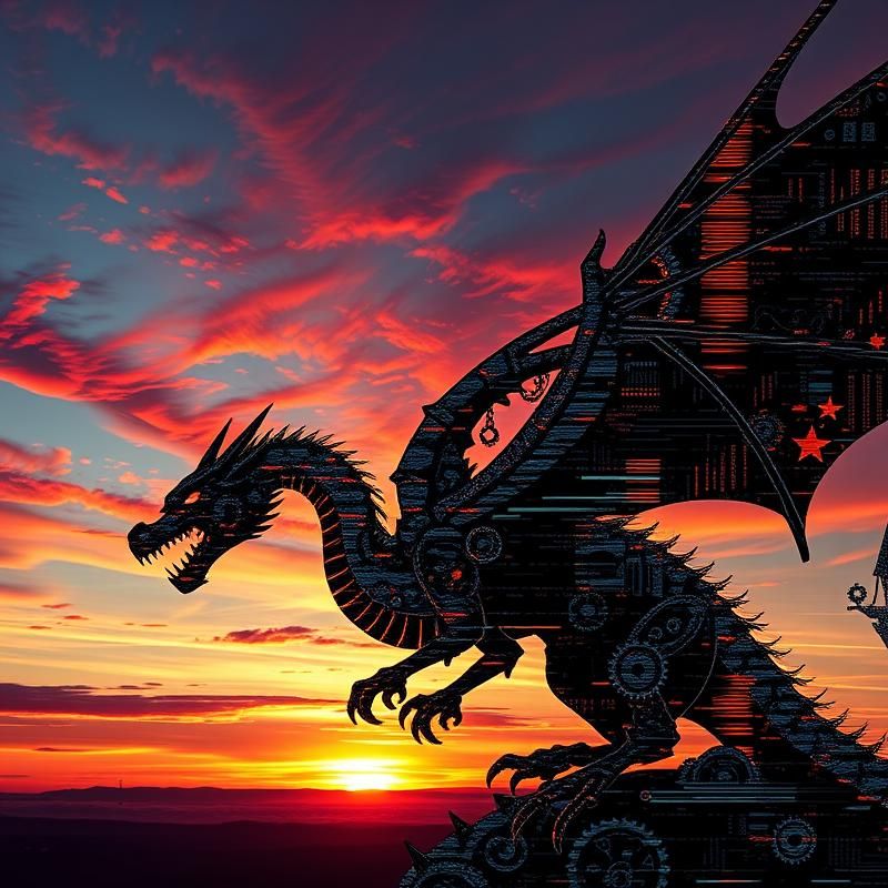 new media art style AI art