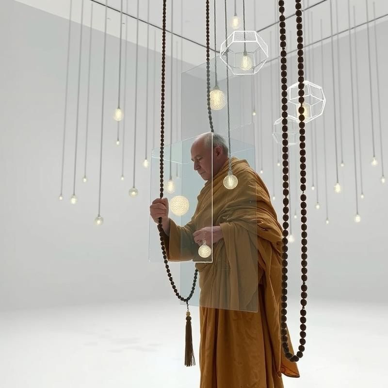 installation art style AI art