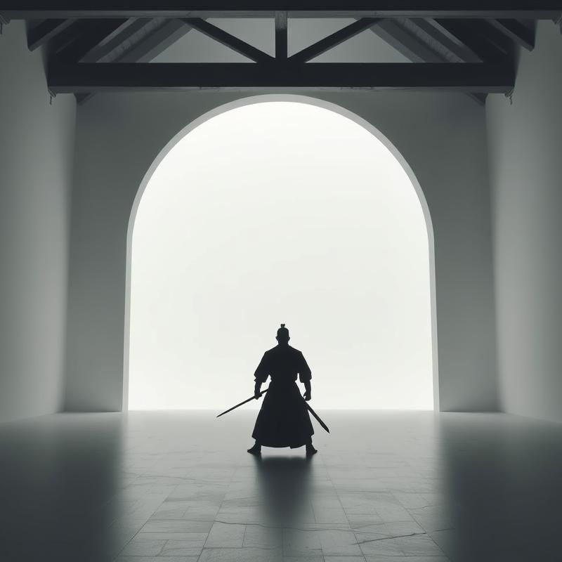 minimalist style AI art