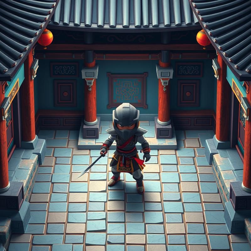 isometric style AI art