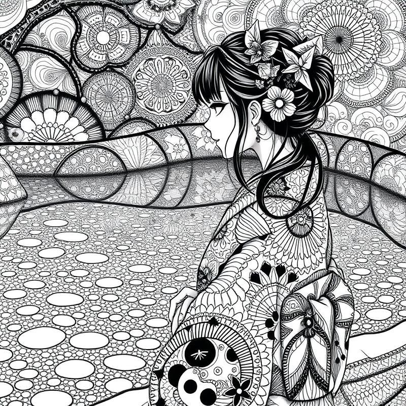 zentangle style AI art