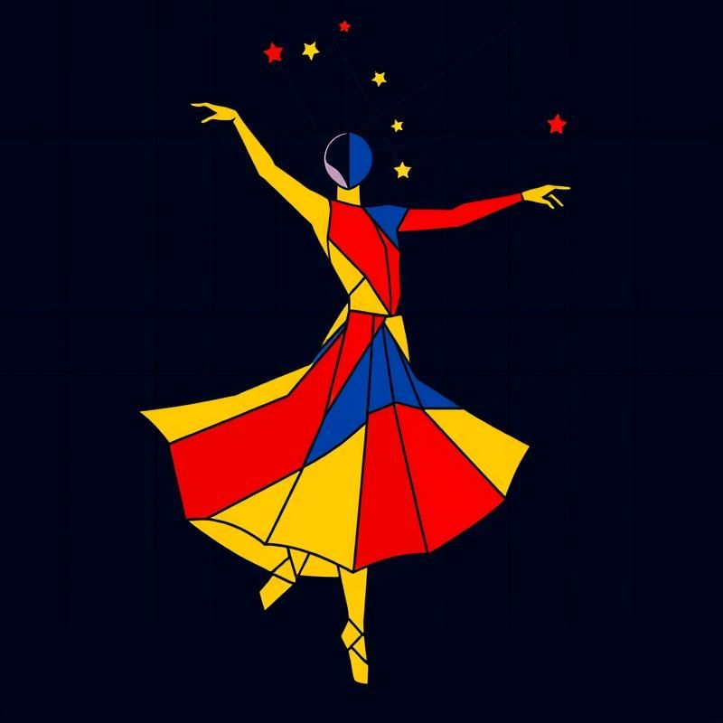 de stijl style AI art