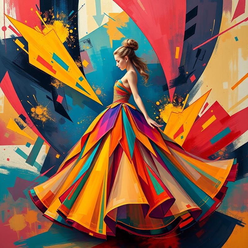 suprematist style AI art