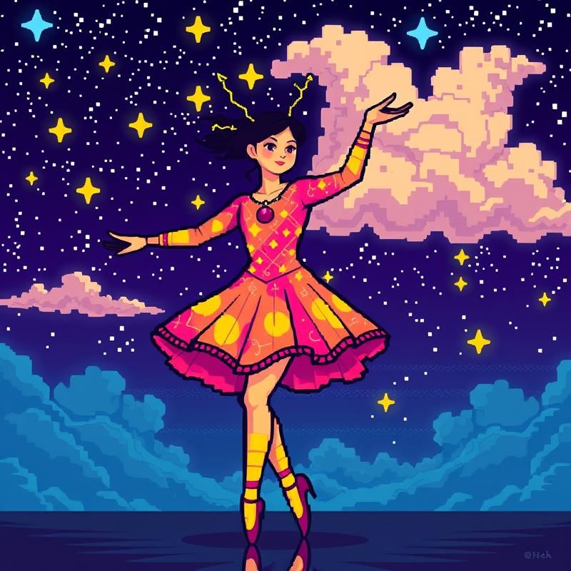 pixel art style AI art