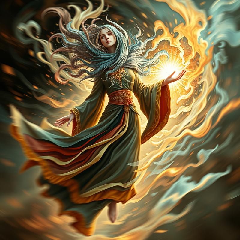 kinetic art style AI art