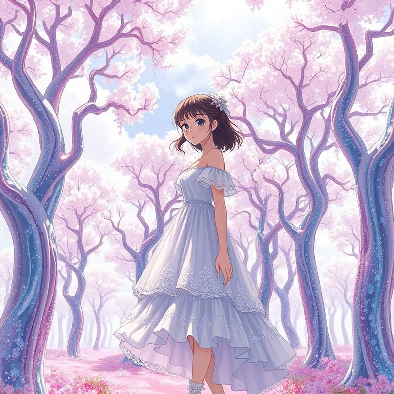 anime style AI art