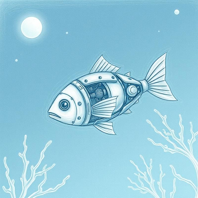 pencil sketch style AI art