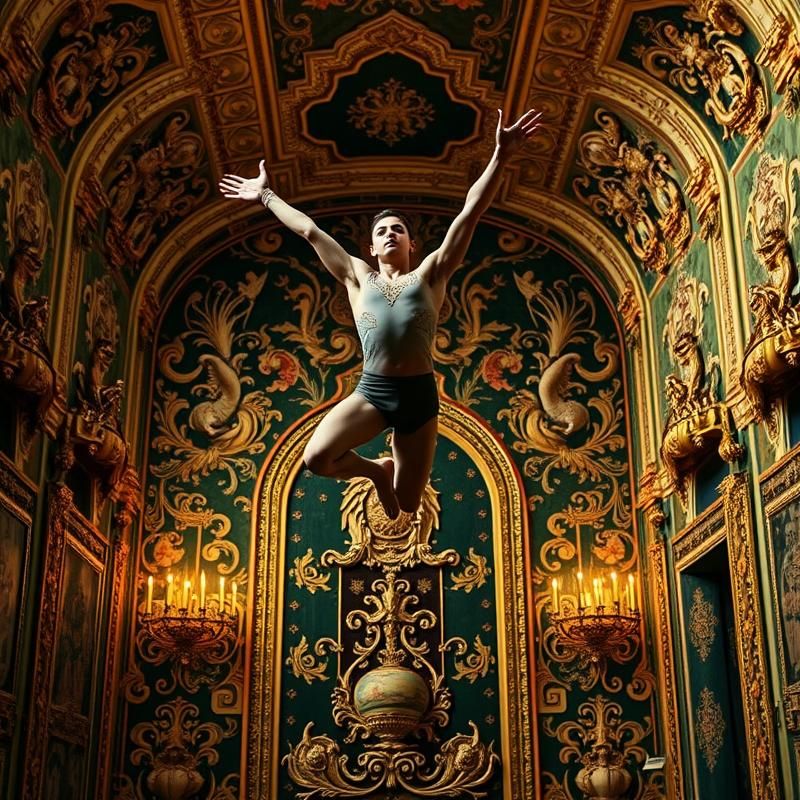 maximalist style AI art