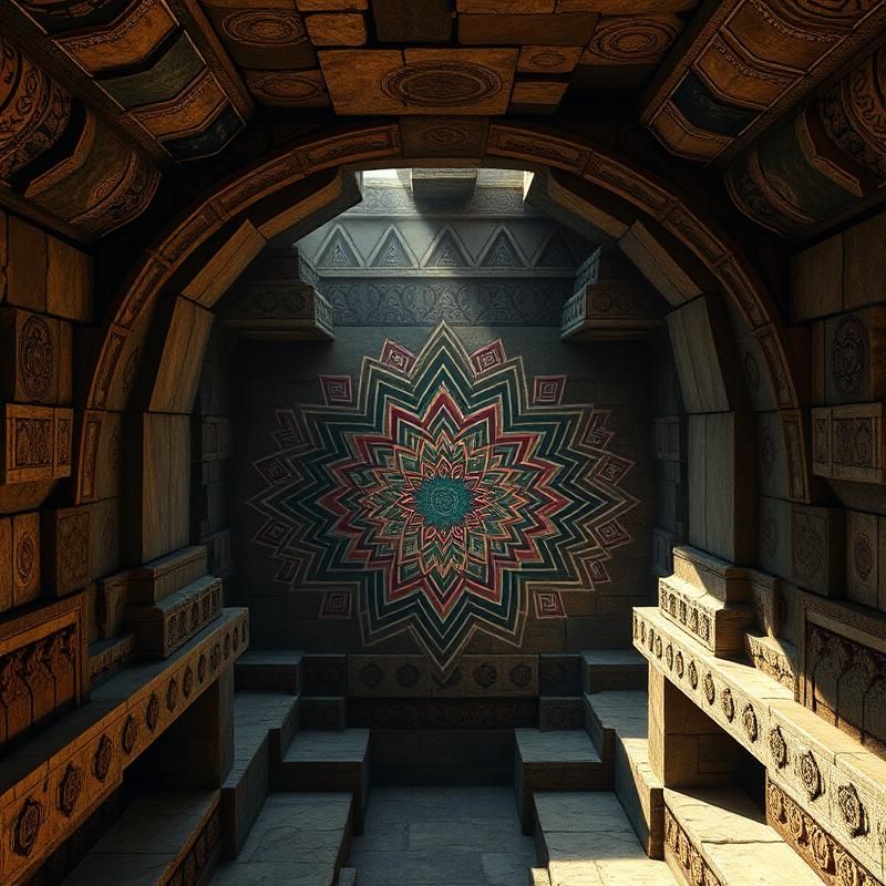 mandala style AI art
